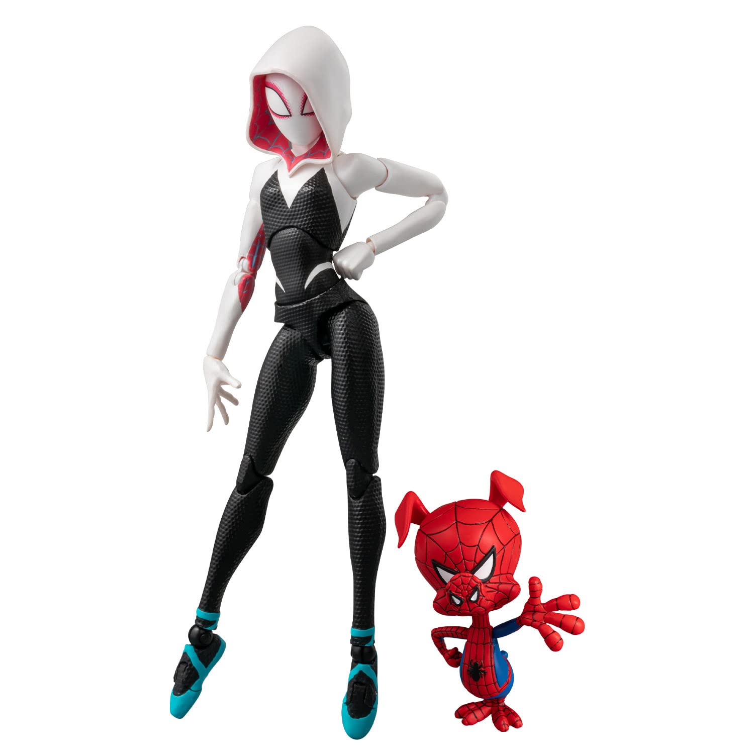 Spider-Man: Spider-Verse Sv Action Spider-Gwen Spider-Ham Non-Scale Abs Pvc Painted Action Figure- Japan Figure Store - #1 Bring To You The Best Japanese Goods