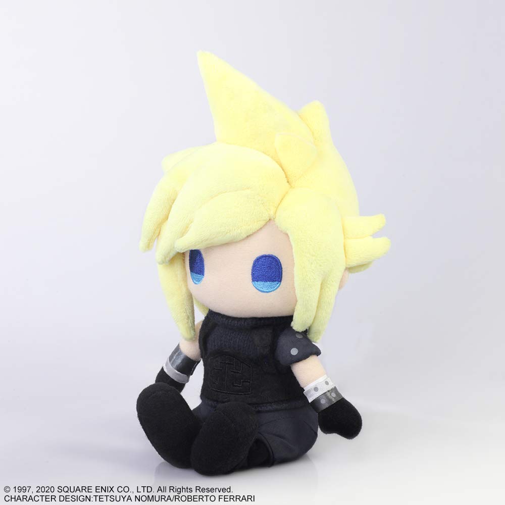Square Enix FFVII Remake Plush Cloud Strife W140xD130xH215mm- Japan Figure Store - #1 Bring To You The Best Japanese Goods