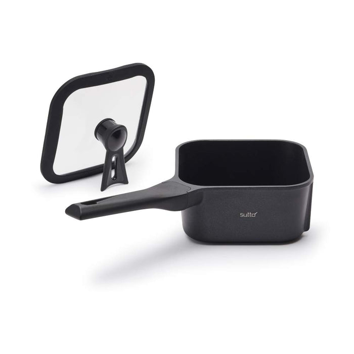 Doshisha Japan 16X8Cm Black Deep Square Frying Pan Sutto- Japan Figure Store - #1 Bring To You The Best Japanese Goods