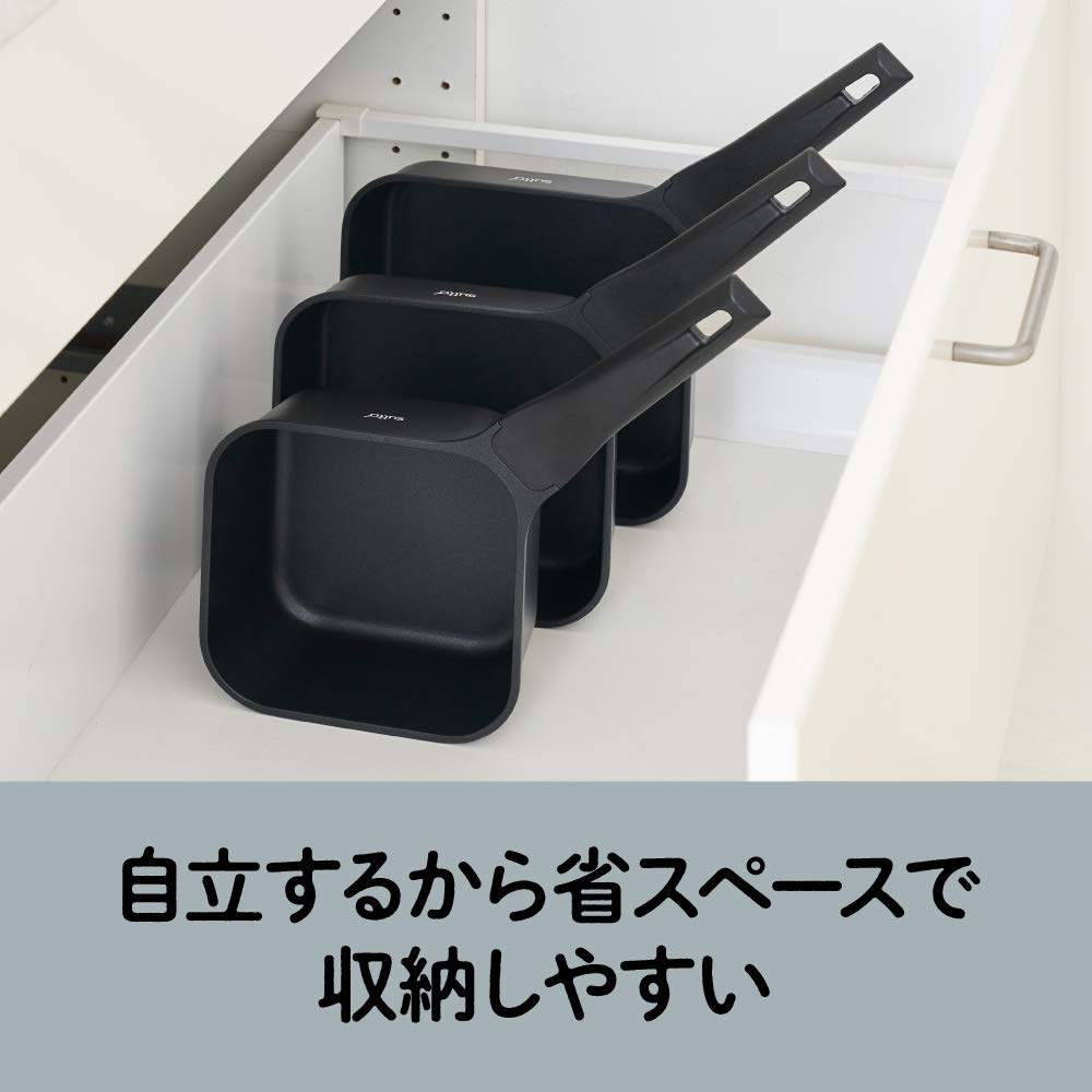 Doshisha Japan 16X8Cm Black Deep Square Frying Pan Sutto- Japan Figure Store - #1 Bring To You The Best Japanese Goods