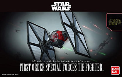 Bandai Spirits 1/72 Star Wars First Order Special Force Tie Fighter Plastic Model Made In Japan- Japan Figure Store - #1 Bring To You The Best Japanese Goods