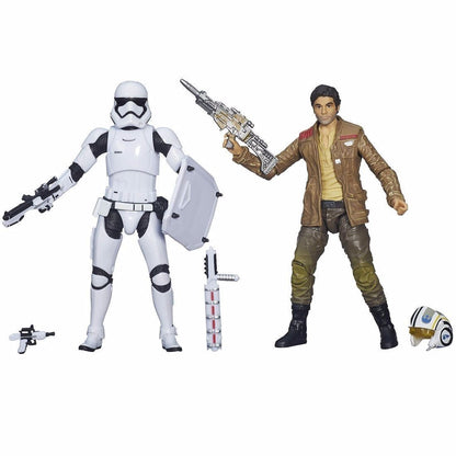 Star Wars The Force Awakens Black Series Poe Dameron & Stormtrooper Takara Tomy- Japan Figure Store - #1 Bring To You The Best Japanese Goods