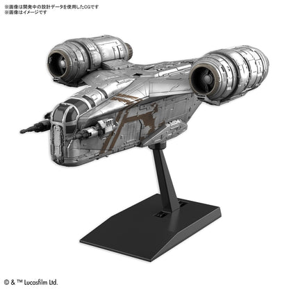 Bandai Spirits Star Wars Razor Crest Plastic Model (Silver Coating Ver.) Made In Japan- Japan Figure Store - #1 Bring To You The Best Japanese Goods