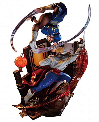 Street Fighter V Large Statue Series Chun-Li Vs Balrog Height Approx. 500Mm Polystone Painted Complete Figure- Japan Figure Store - #1 Bring To You The Best Japanese Goods