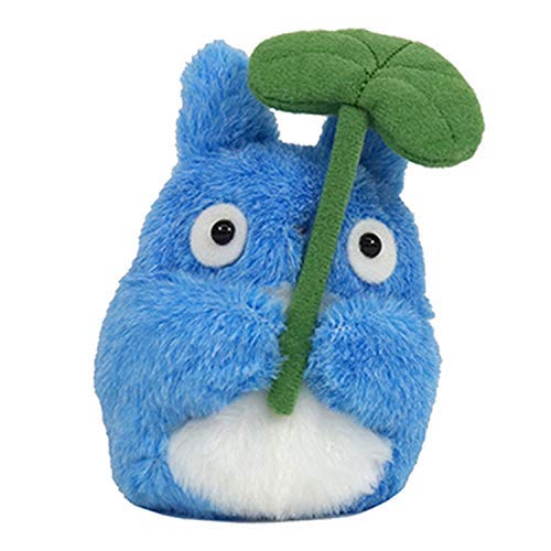 Sun Arrow Studio Ghibli My Neighbor Totoro Leaf-Holding Totoro (Blue) Totoro Plush Toy In Japan- Japan Figure Store - #1 Bring To You The Best Japanese Goods