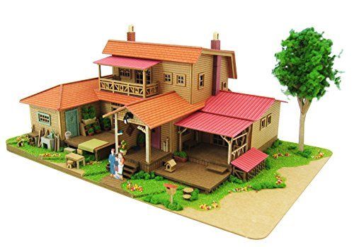 Studio Ghibli Series Memanie Marney Oiwa Family 1/150 Scale Paper Craft - Japan Figure