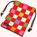 Jhands Japan Kinchaku (S) Checkered Red - Stylish Bag- Japan Figure Store - #1 Bring To You The Best Japanese Goods