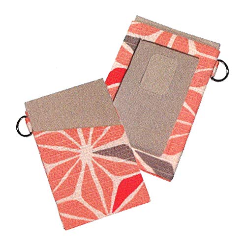 Jhands Japan Stylish Pass Case W/ Hemp Leaf Design - Pink- Japan Figure Store - #1 Bring To You The Best Japanese Goods