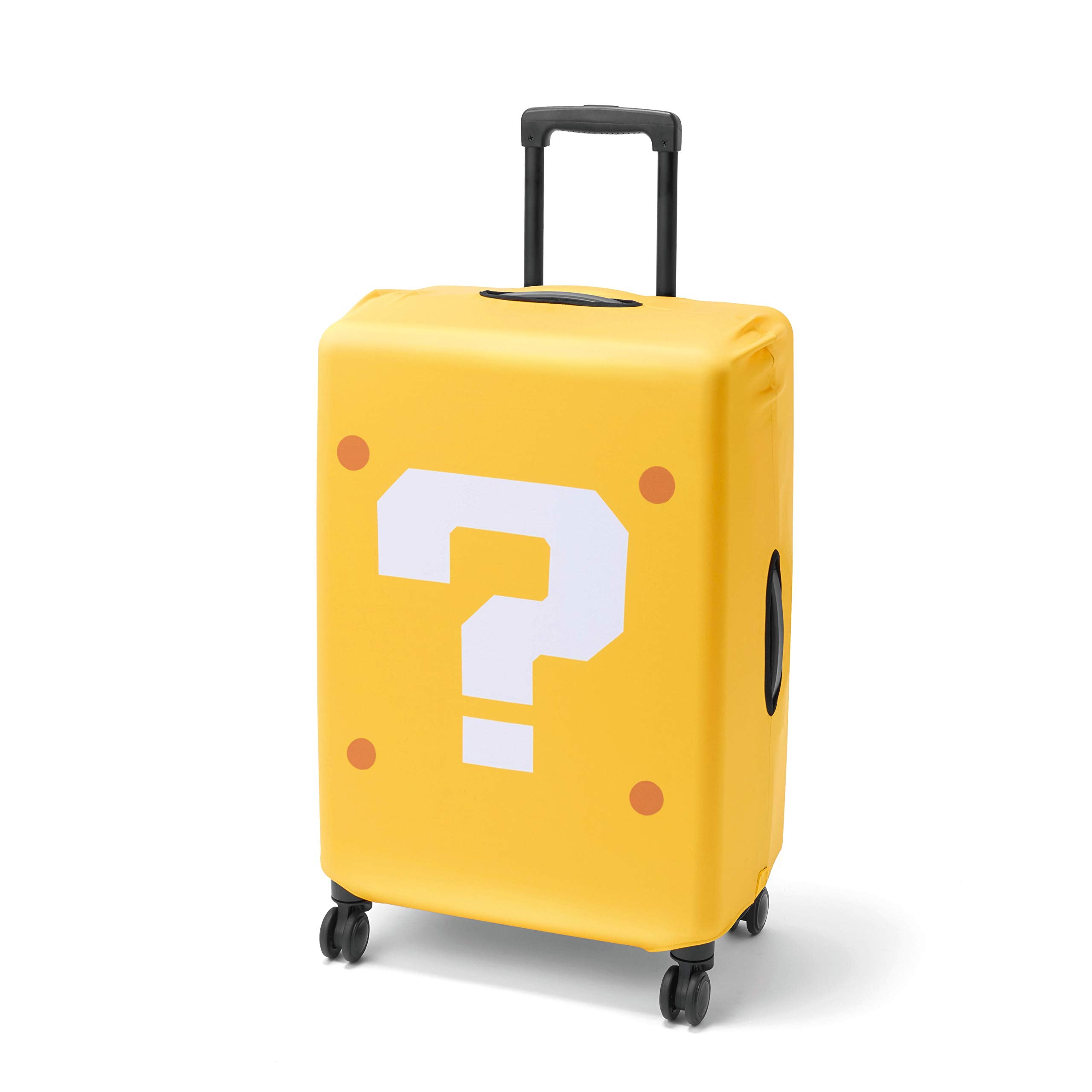 NINTENDO Super Mario Travel Luggage Cover Question Block- Japan Figure Store - #1 Bring To You The Best Japanese Goods
