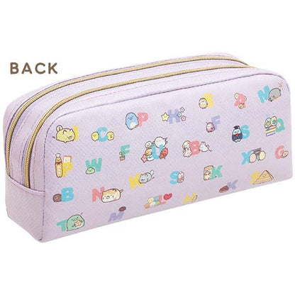 Sumikko Gurashi Everyone Gathers Twin Zipper Pen Pouch Pt07501- Japan Figure Store - #1 Bring To You The Best Japanese Goods