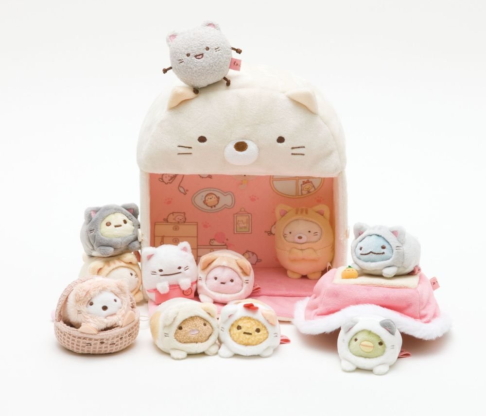 SAN-X Plush Doll Sumikko Gurashi Nice And Warm Cat Day Sumikko House Tjn- Japan Figure Store - #1 Bring To You The Best Japanese Goods