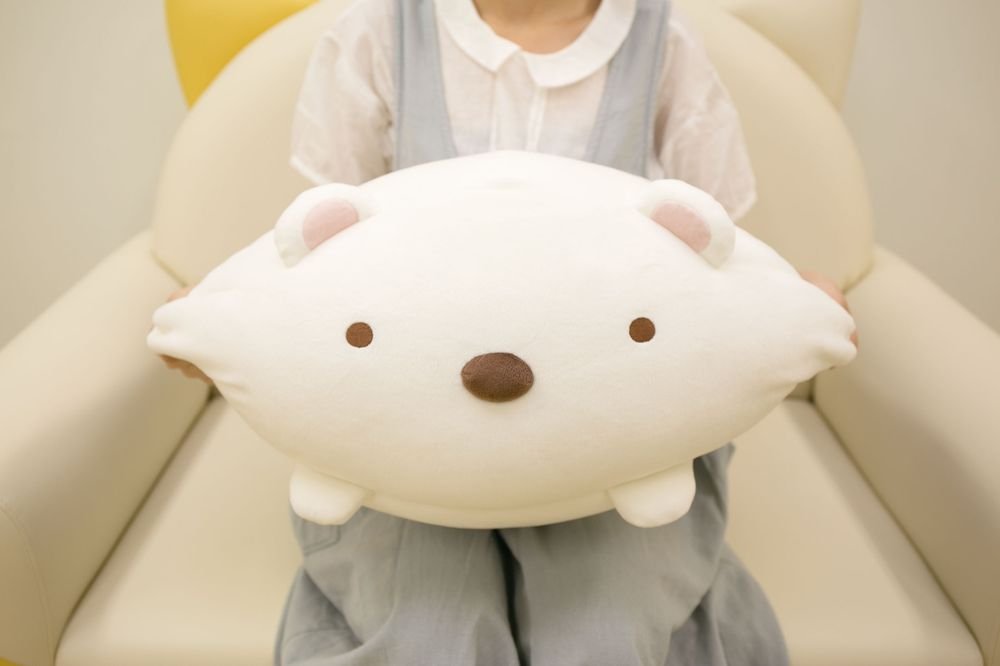 San-X Plush Doll Sumikko Gurashi Super Squishy Daifuku Coushion Pola Bear Stuffed Animals- Japan Figure Store - #1 Bring To You The Best Japanese Goods