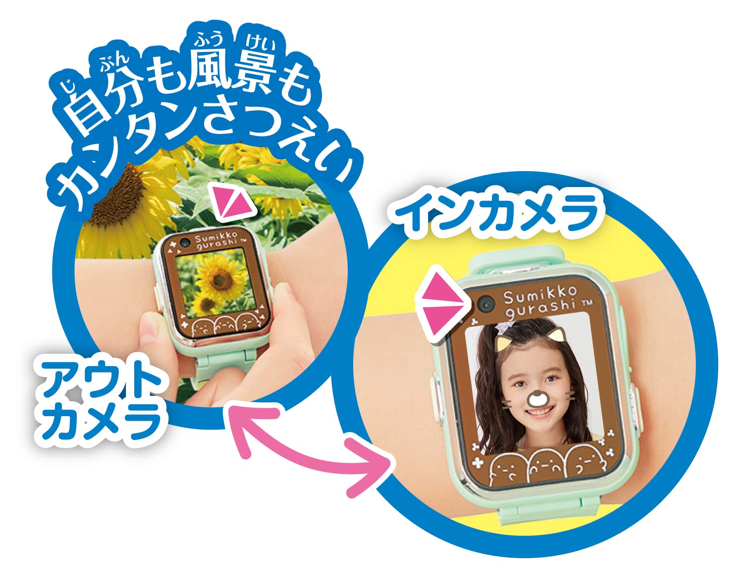 Agatsuma Sumikko Gurashi Smart Watch Mint Green Smart Watch Toy For Children- Japan Figure Store - #1 Bring To You The Best Japanese Goods