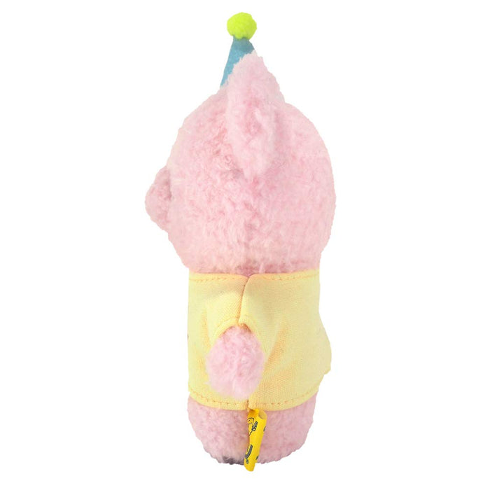 SUNLEMON Plush Doll Fluffy Tatton Birthday Bear Pink S- Japan Figure Store - #1 Bring To You The Best Japanese Goods