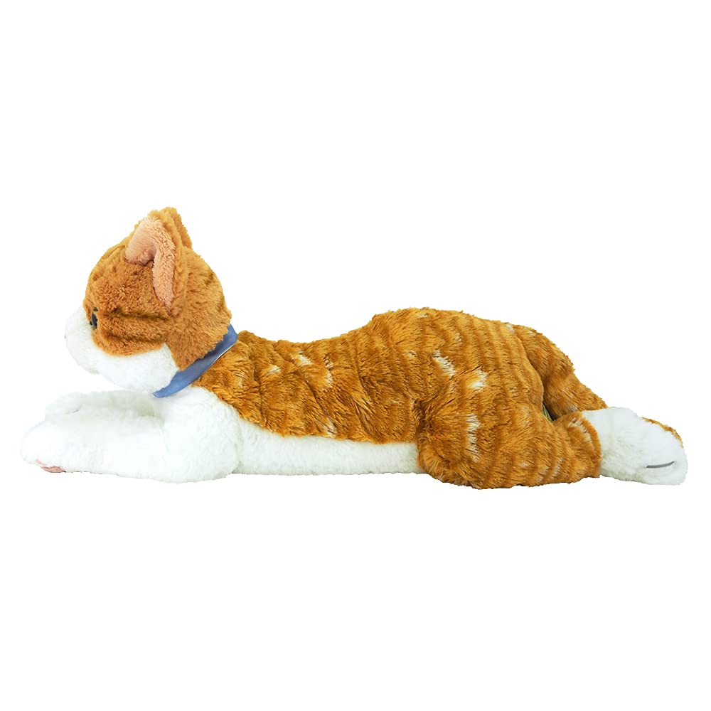 SUNLEMON Plush Doll Hiza Neko Chashiro White/Brown Cat Size M- Japan Figure Store - #1 Bring To You The Best Japanese Goods