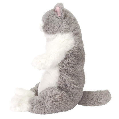 SUNLEMON Plush Doll Knee Cat Sleeping Gray- Japan Figure Store - #1 Bring To You The Best Japanese Goods
