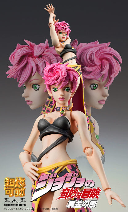 Super Figure Action Jojo&S Bizarre Adventure Part 5 Trish Una Approx. 150Mm Pvc Abs Nylon Painted Action Figure- Japan Figure Store - #1 Bring To You The Best Japanese Goods