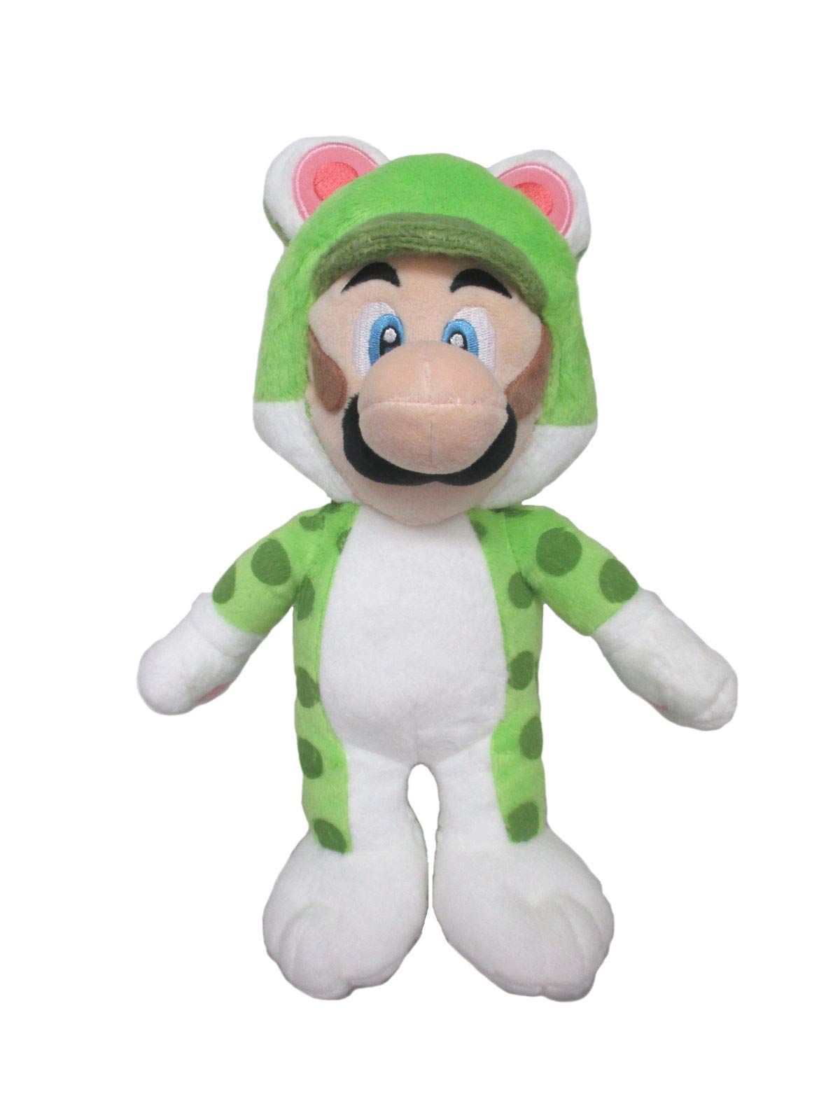 SAN-EI Super Mario 3D World Plush Doll Cat Luigi S- Japan Figure Store - #1 Bring To You The Best Japanese Goods