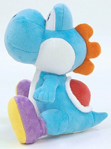 Super Mario All Star Collection Plush Light Blue Yoshi S- Japan Figure Store - #1 Bring To You The Best Japanese Goods
