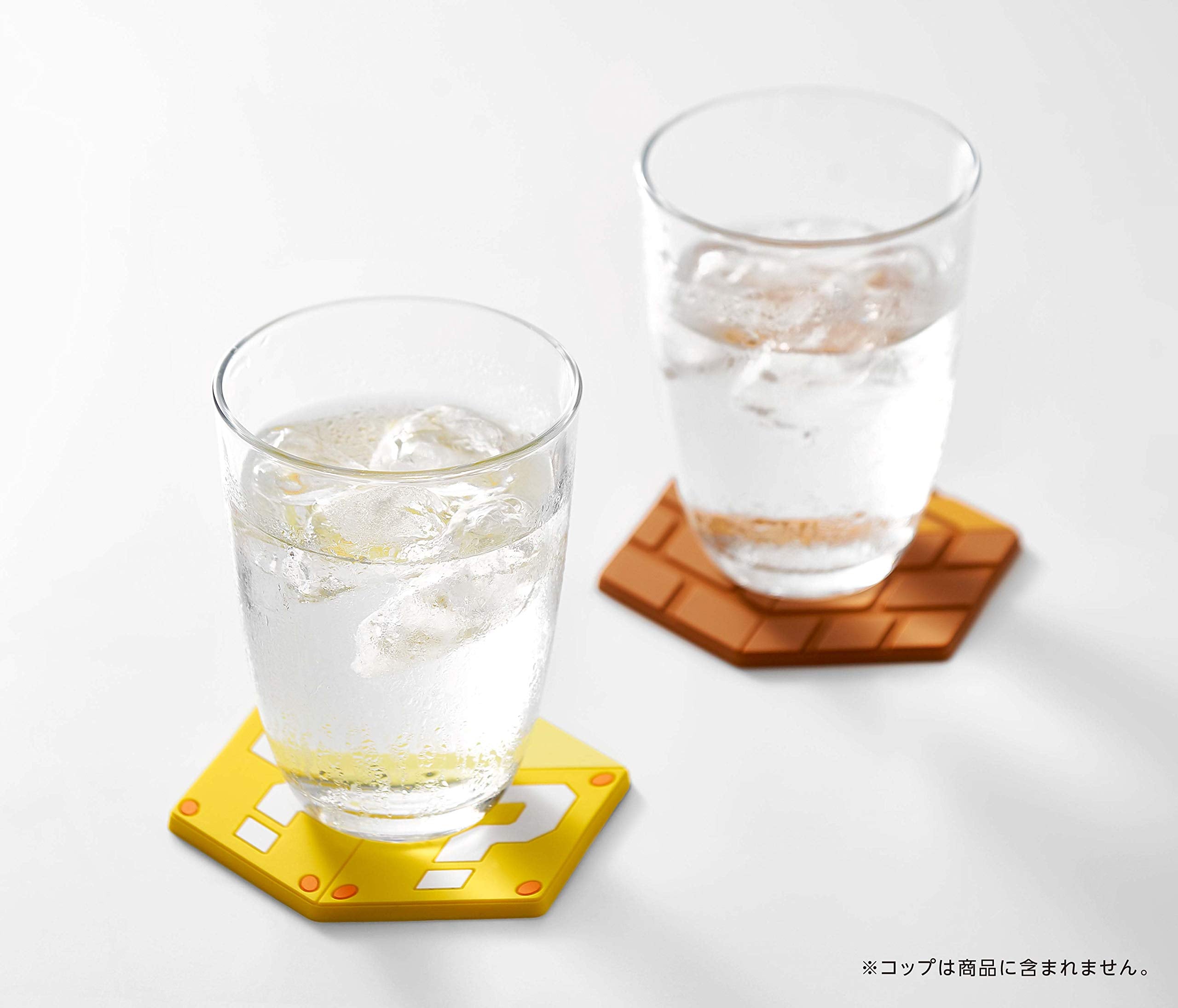 NINTENDO Super Mario Home & Party Silicon Coasters Question Block & Block- Japan Figure Store - #1 Bring To You The Best Japanese Goods