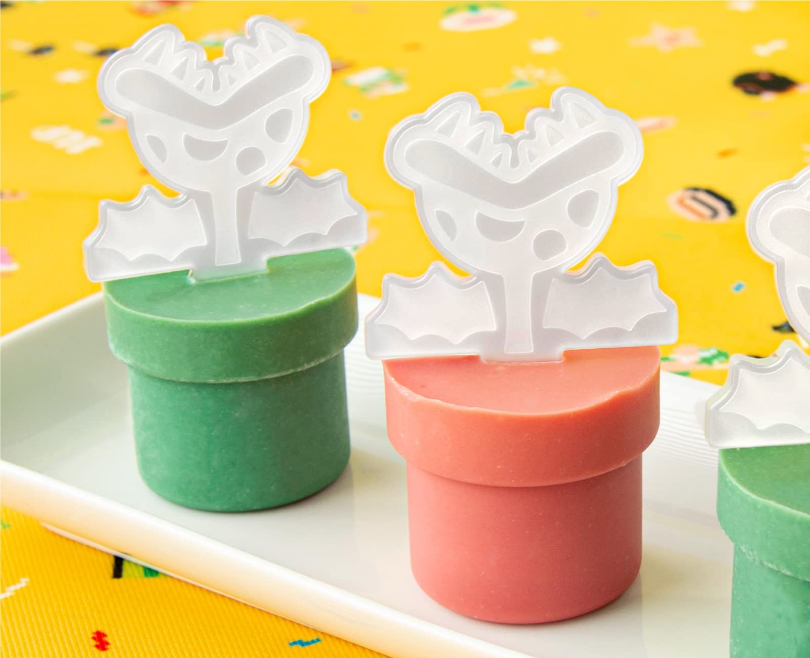 NINTENDO Super Mario Home & Party Silicon Tray Sets Piranha Plant / Pipe- Japan Figure Store - #1 Bring To You The Best Japanese Goods