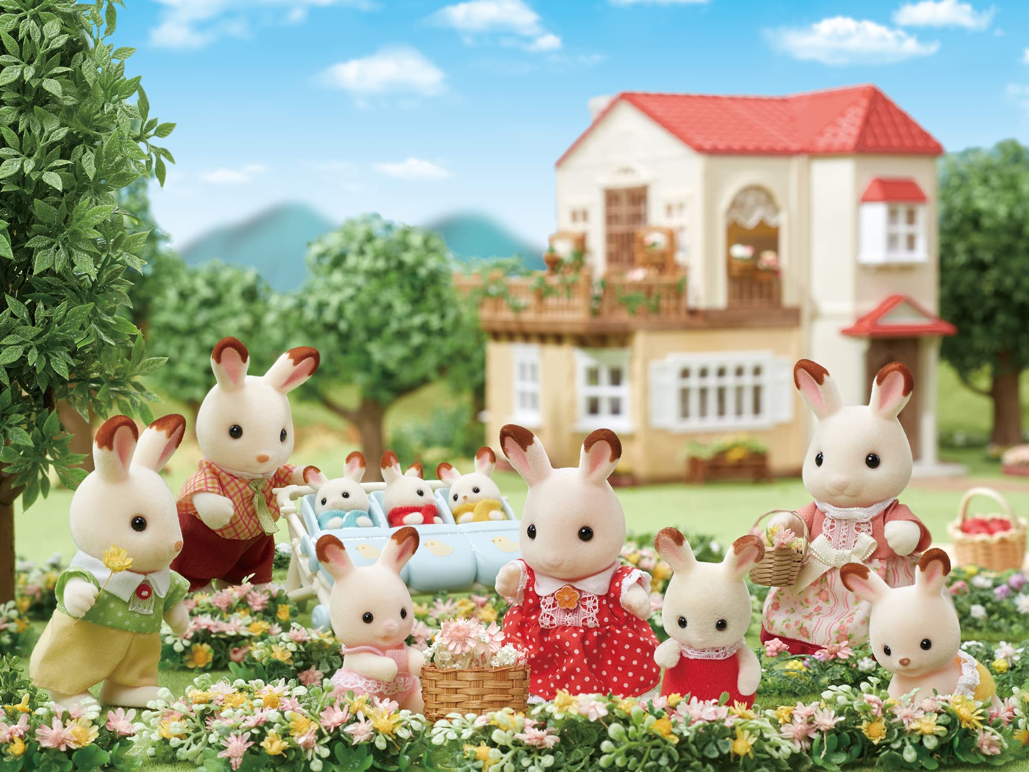 Sylvanian Families Epoch U-101 Chocolate Rabbit Mother- Japan Figure Store - #1 Bring To You The Best Japanese Goods