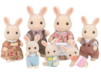 Epoch Sylvanian Families Milk Rabbit Family Dollhouse Toy for Ages 3+ FS-09- Japan Figure Store - #1 Bring To You The Best Japanese Goods