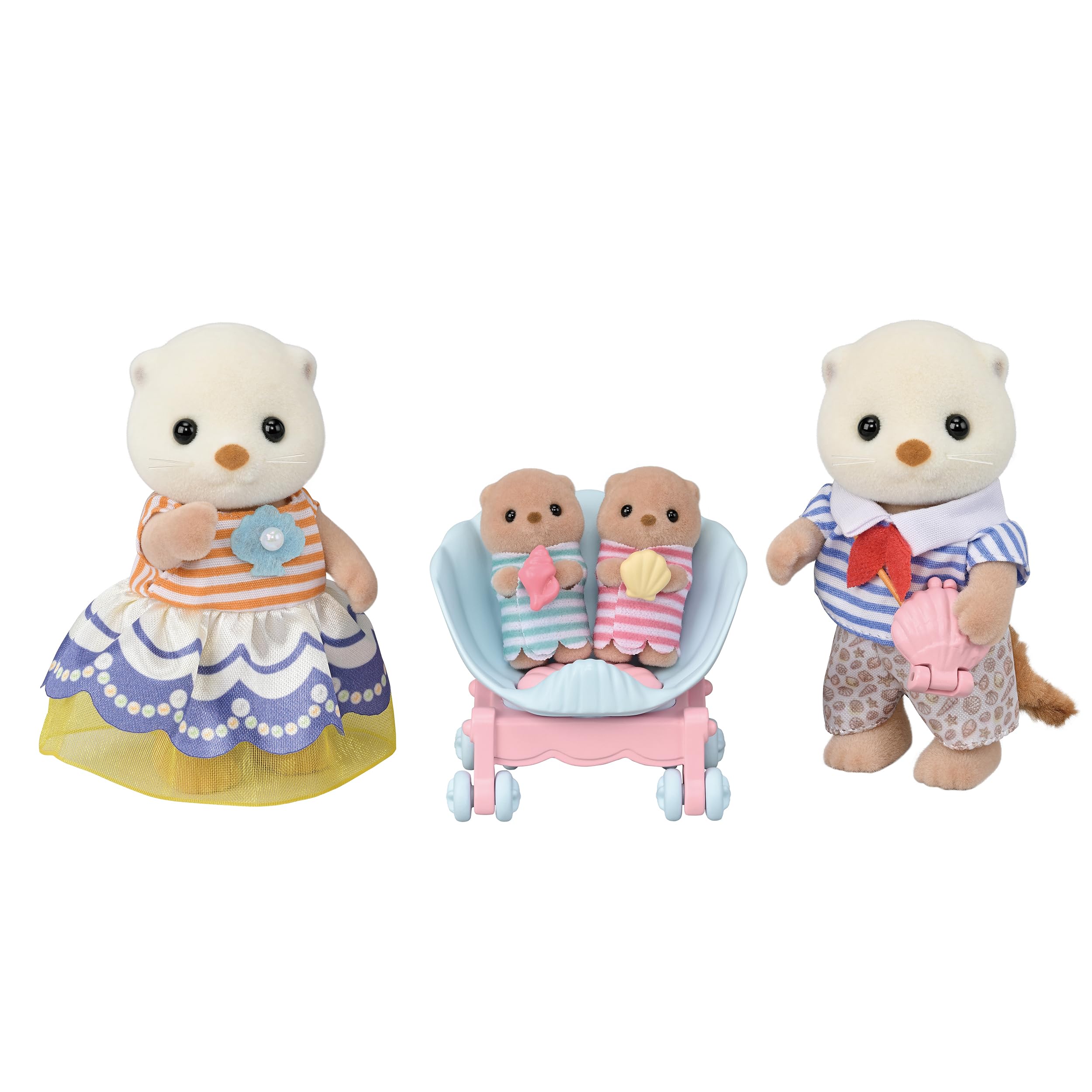 Epoch Sylvanian Families Sea Otter Dollhouse Toy for 3 Years and Older FS-54- Japan Figure Store - #1 Bring To You The Best Japanese Goods