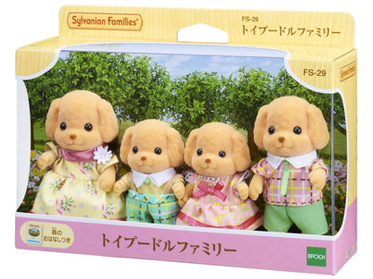 Epoch Sylvanian Families Toy Poodle Family Dollhouse Set FS-29 Age 3+- Japan Figure Store - #1 Bring To You The Best Japanese Goods