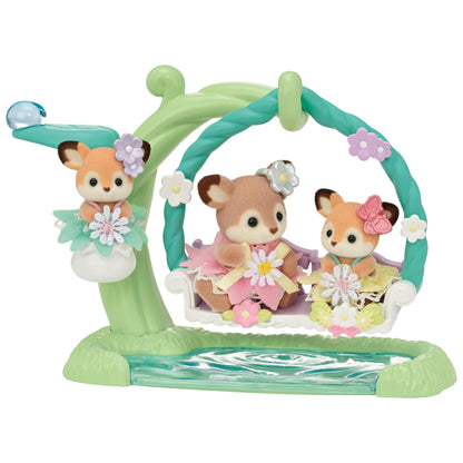 Epoch Sylvanian Families Deer Waterside Swing Set St Mark Certified Dollhouse for Age 3+- Japan Figure Store - #1 Bring To You The Best Japanese Goods