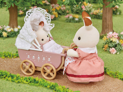 Epoch Sylvanian Families Baby Car Set St Mark Certified Dollhouse Toy for Ages 3+- Japan Figure Store - #1 Bring To You The Best Japanese Goods