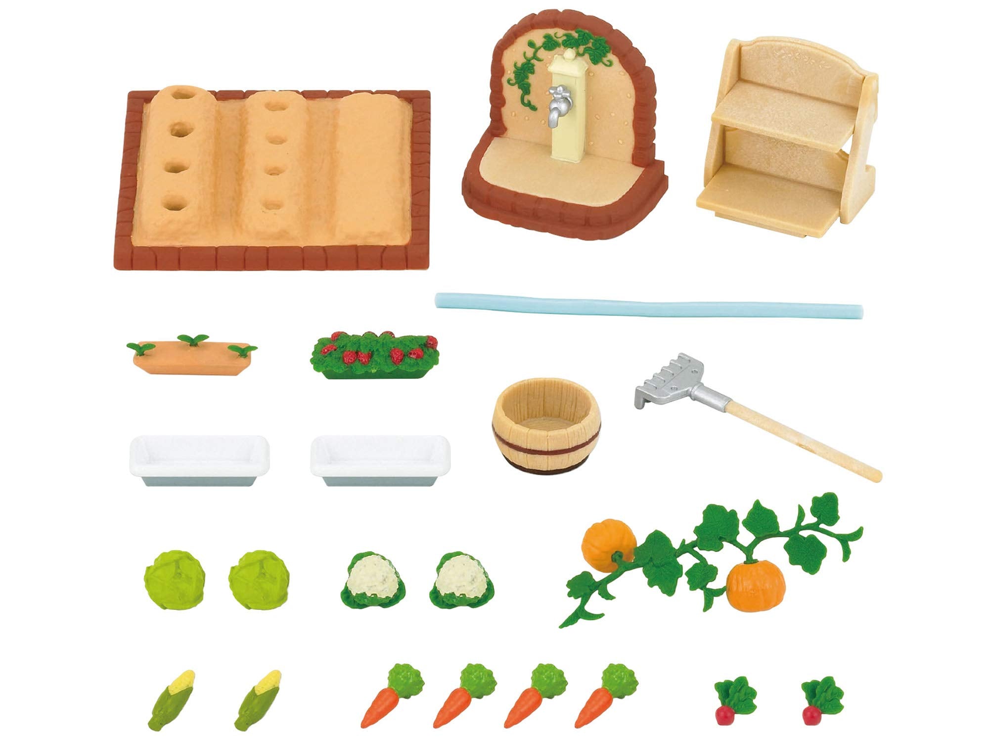 Epoch Sylvanian Families Vegetable Making Set Ka-616 Toy Dollhouse for Ages 3+- Japan Figure Store - #1 Bring To You The Best Japanese Goods