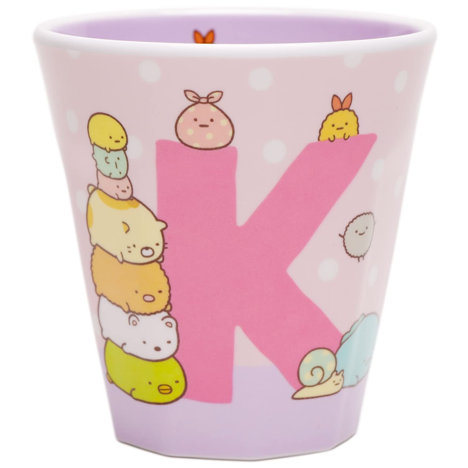 T'S FACTORY Sumikko Gurashi Initial Melamine Cup K- Japan Figure Store - #1 Bring To You The Best Japanese Goods