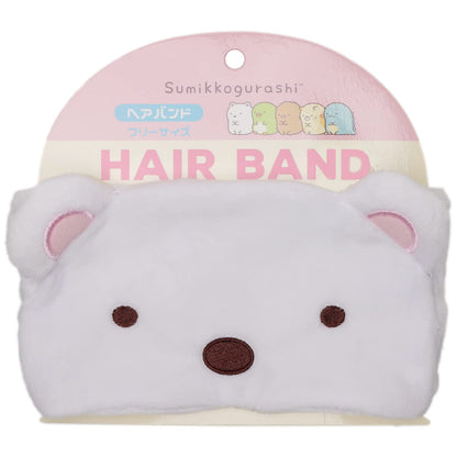 T&S Factory Sg-5537541Si Hair Band Sumikko Gurashi Thick White Shirokuma- Japan Figure Store - #1 Bring To You The Best Japanese Goods