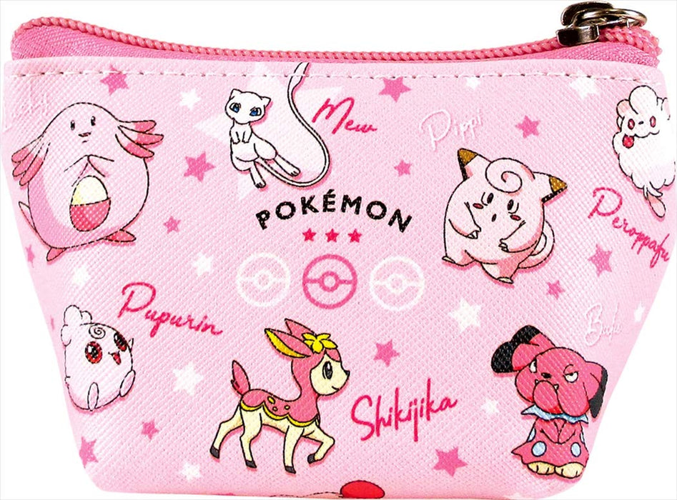 T'S FACTORY - Pokemon Triangle Mini Pouch Colors Pink- Japan Figure Store - #1 Bring To You The Best Japanese Goods