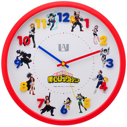 T'S Factory Wall Clock My Hero Academia Red- Japan Figure Store - #1 Bring To You The Best Japanese Goods