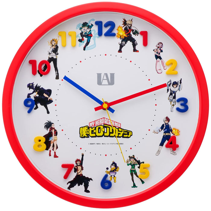 T'S Factory Wall Clock My Hero Academia Red- Japan Figure Store - #1 Bring To You The Best Japanese Goods