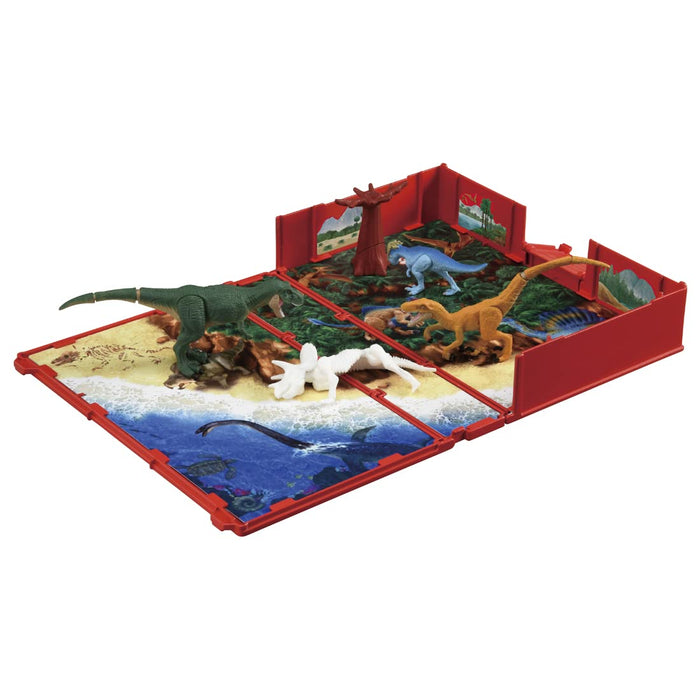 Takara Tomy Ania Dinosaur Land Playset Animal Toy Set for Kids Ages 3+- Japan Figure Store - #1 Bring To You The Best Japanese Goods
