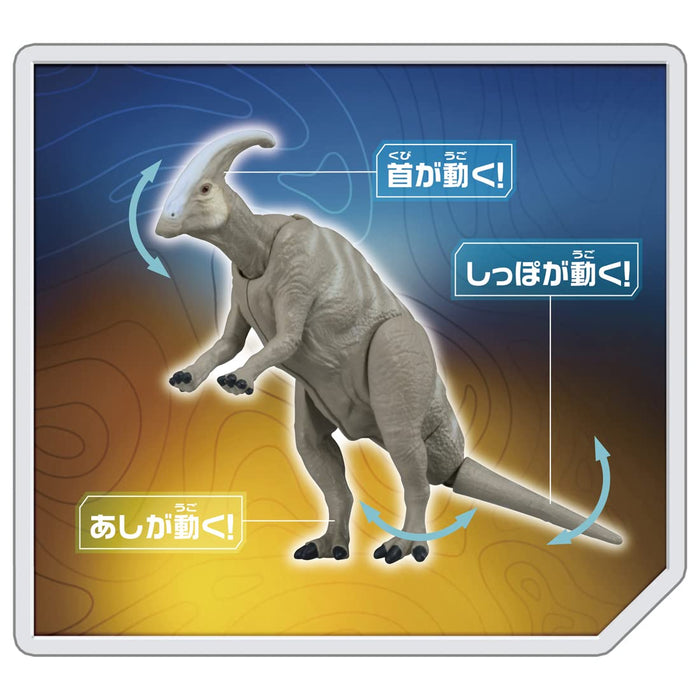 Takara Tomy Ania Jurassic World Parasaurolophus Dinosaur Toy for Kids 3+- Japan Figure Store - #1 Bring To You The Best Japanese Goods