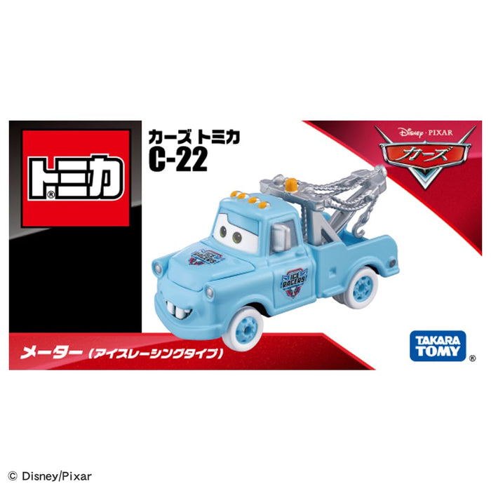 Takara Tomy Disney Cars C-22 Meter Ice Racing Mini Toy Car for Ages 3+- Japan Figure Store - #1 Bring To You The Best Japanese Goods