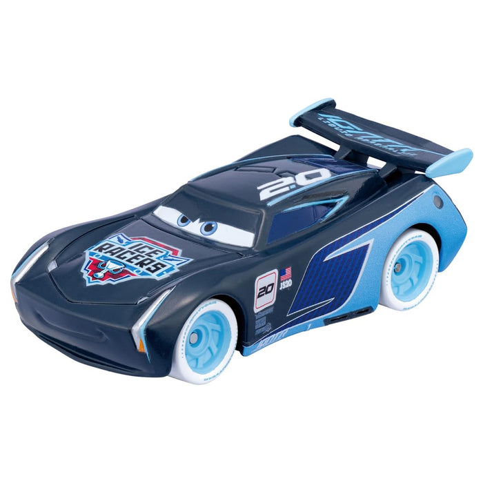 Takara Tomy Disney Cars Jackson Storm Ice Racing Mini Car Toy Age 3+- Japan Figure Store - #1 Bring To You The Best Japanese Goods