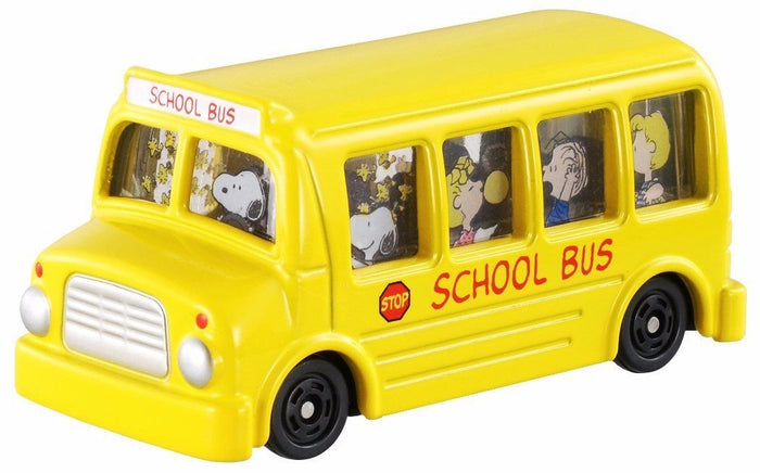 Takara Tomy Dream Tomica No.154 Snoopy School Bus - Japan Figure