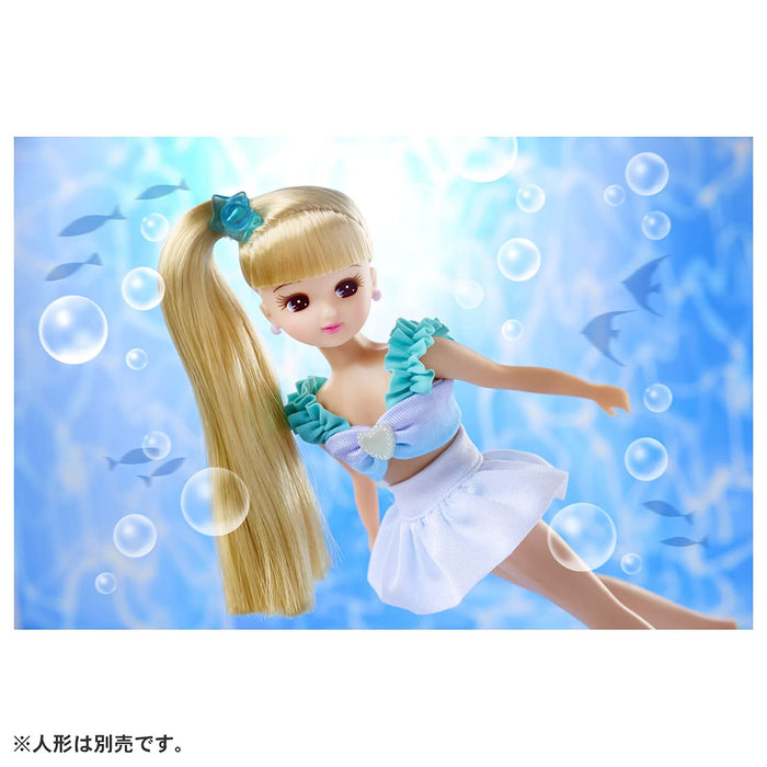 TAKARA TOMY Licca Doll Mermaid Dress & Swimsuit Set- Japan Figure Store - #1 Bring To You The Best Japanese Goods