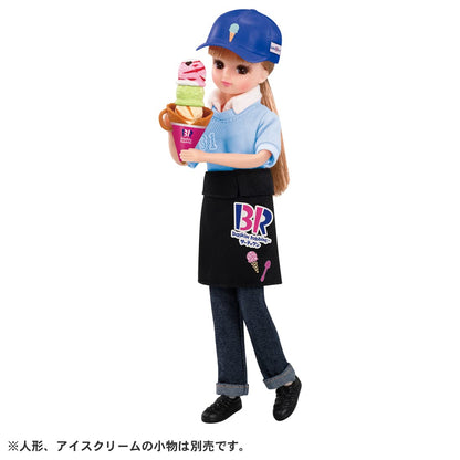 Takara Tomy Licca-Chan Ice Cream Shop Dress-Up Age 3+ Play Toy- Japan Figure Store - #1 Bring To You The Best Japanese Goods
