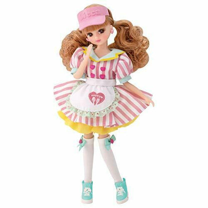 Takara Tomy Licca-chan Doll Happy Waitress Dress Lw-09 Doll Is Not Included- Japan Figure Store - #1 Bring To You The Best Japanese Goods