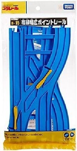 Takara Tomy Plarail R-15 Double-track Wide Point Rail F/s - Japan Figure
