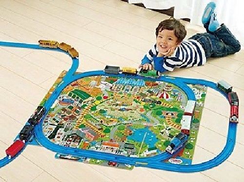 Takara Tomy Plarail Thomas & Friends Transform Into Box! Play Map Set Japan- Japan Figure Store - #1 Bring To You The Best Japanese Goods