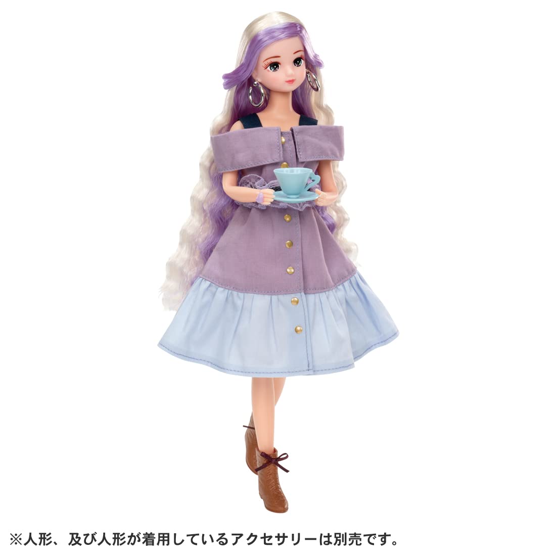 Takara Tomy Licca-Chan Dress #Licca #Chill Cafe Time Wear Dress-Up Doll Play Toy Ages 3 And Up Passed Toy Safety Standards St Mark Certified Licca Takara Tomy- Japan Figure Store - #1 Bring To You The Best Japanese Goods
