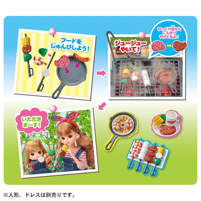 TAKARA TOMY Licca Doll Smoking Sizzling Barbecue- Japan Figure Store - #1 Bring To You The Best Japanese Goods