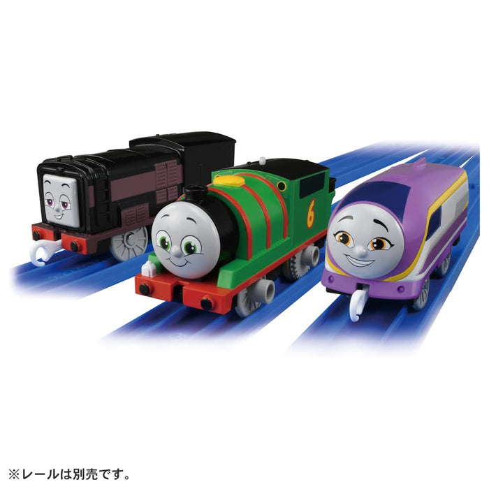 TAKARA TOMY Pla-Rail Gogo Thomas Percy Diesel Kana Friends Set- Japan Figure Store - #1 Bring To You The Best Japanese Goods